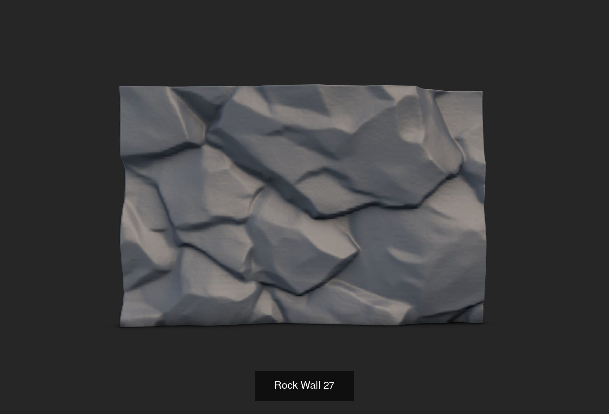 Collection 2 - Stone Walls -4 Models _4