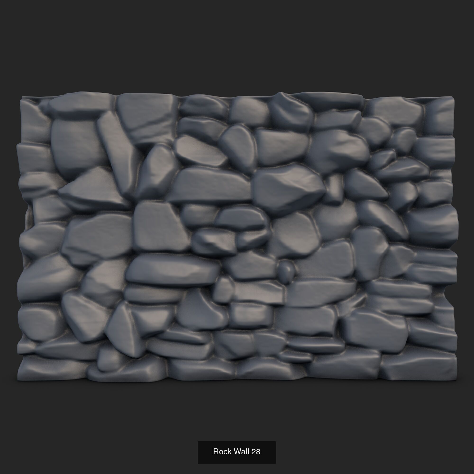 Collection 2 - Stone Walls -4 Models _3