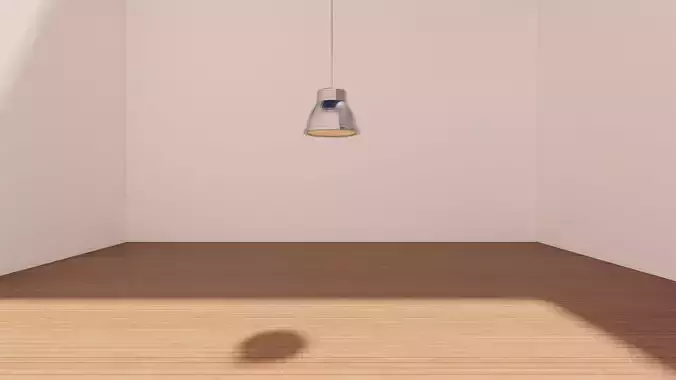Industrial Style Pendant Lamp 3D Model