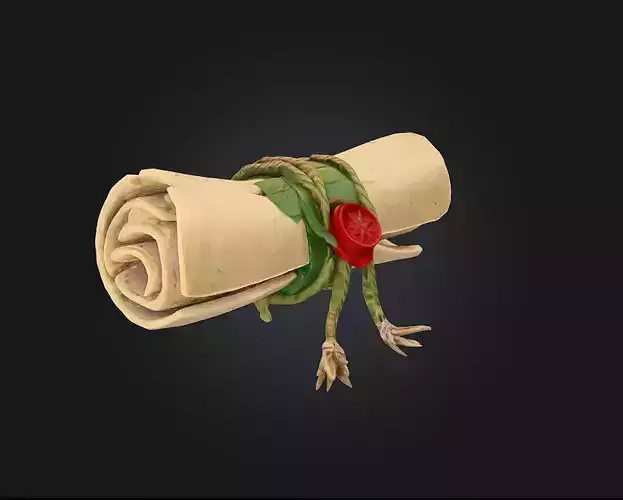 Magic Scroll  Ancient Secrets Unfolded 3D model