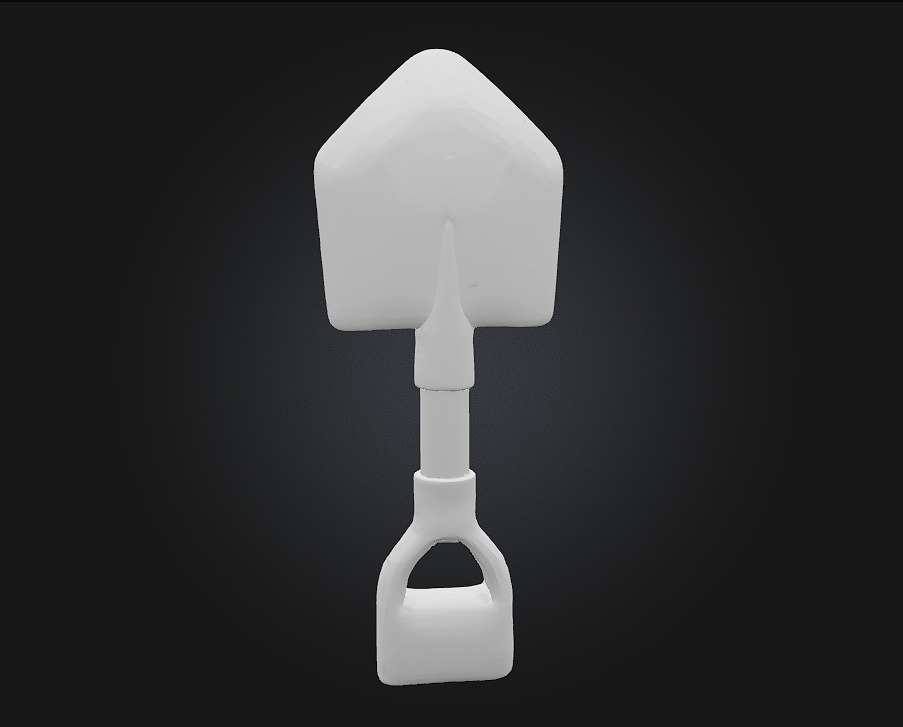 Shovel Emoji Dig Into Fun 3D model_4