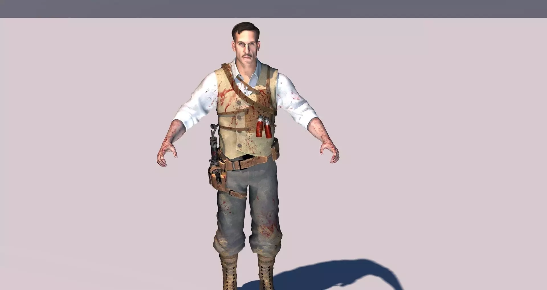 BOII - Richtofen Free low-poly 3D model