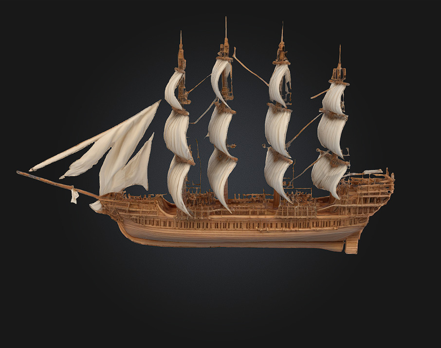 Majestic Voyager  Sail the Seas of Dreams 3D model_4