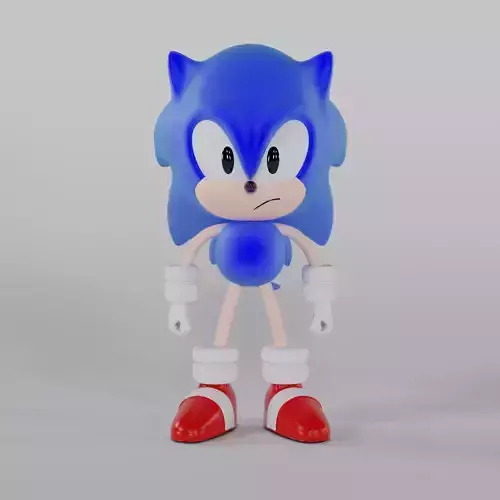 Model of Sonik for Cartoon