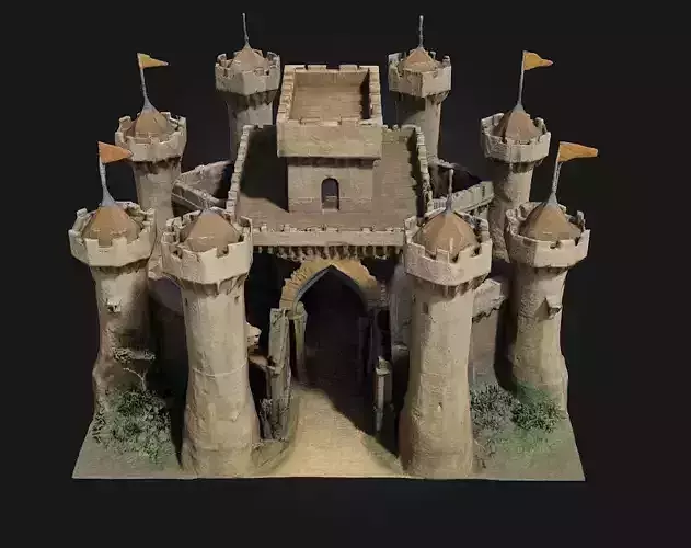 Fortress of Serenity Stronghold of Peace and Strength 3D model