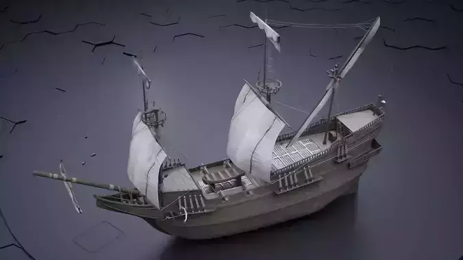 Sailing ship 3D model