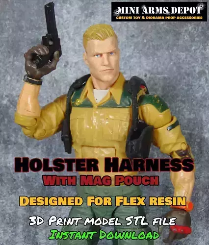 Custom 112 Shoulder Harness with Holster Mag pouch