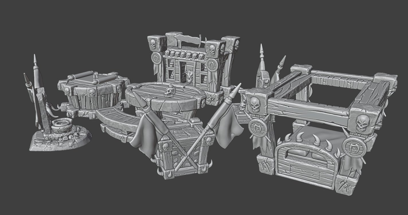 Furniture for the leaders home 3D print model_7