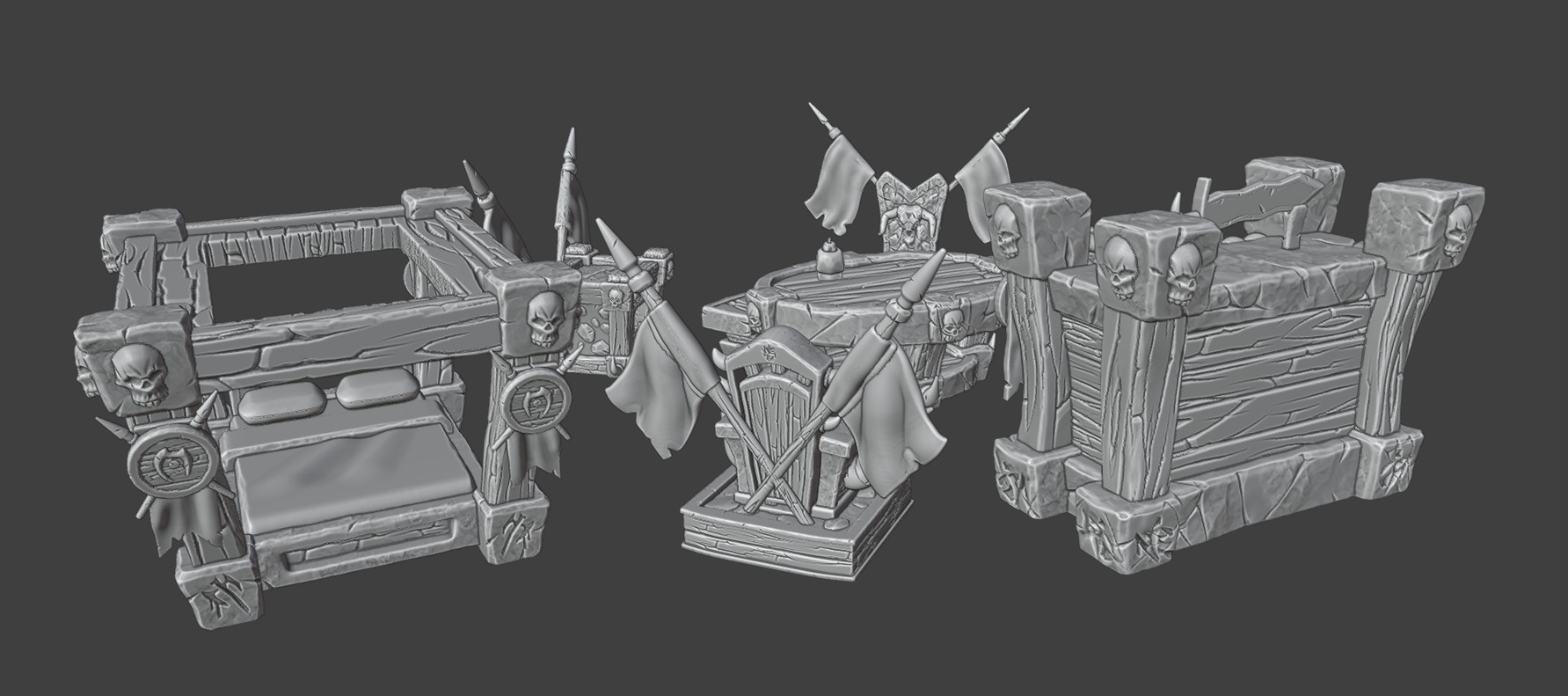 Furniture for the leaders home 3D print model_14