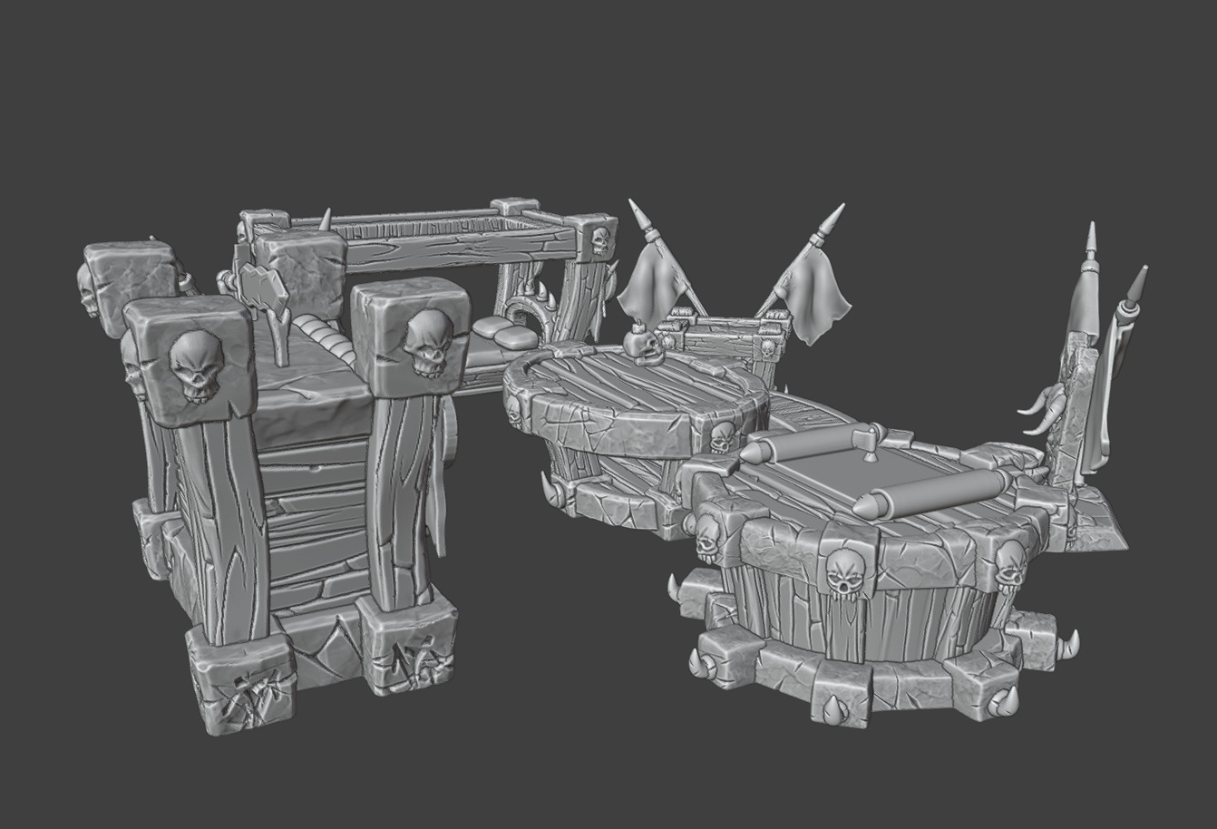 Furniture for the leaders home 3D print model_11