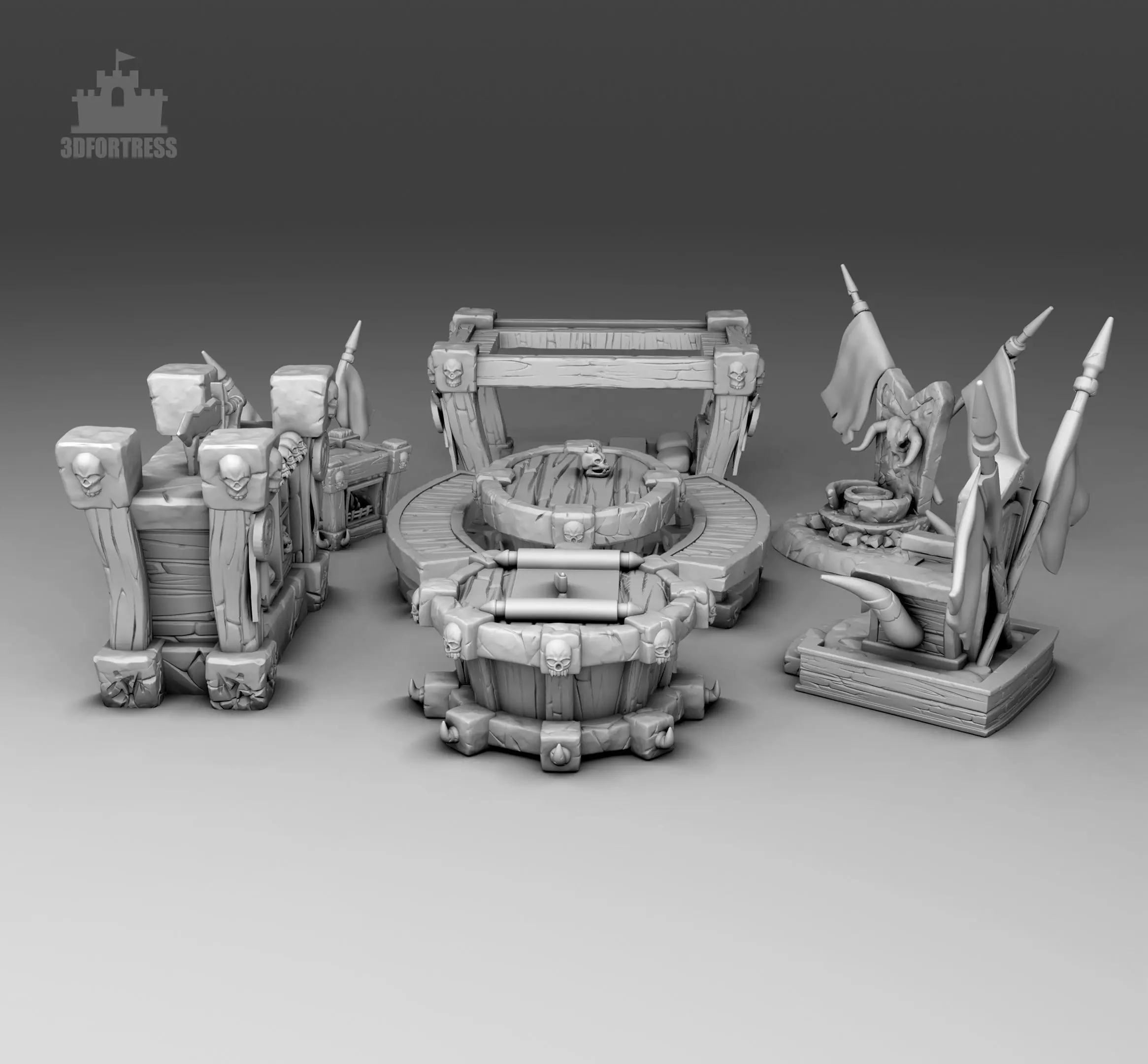 Furniture for the leaders home 3D print model_0