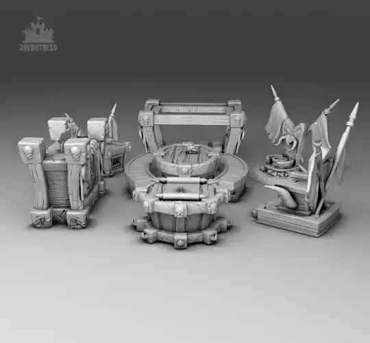 Furniture for the leaders home 3D print model