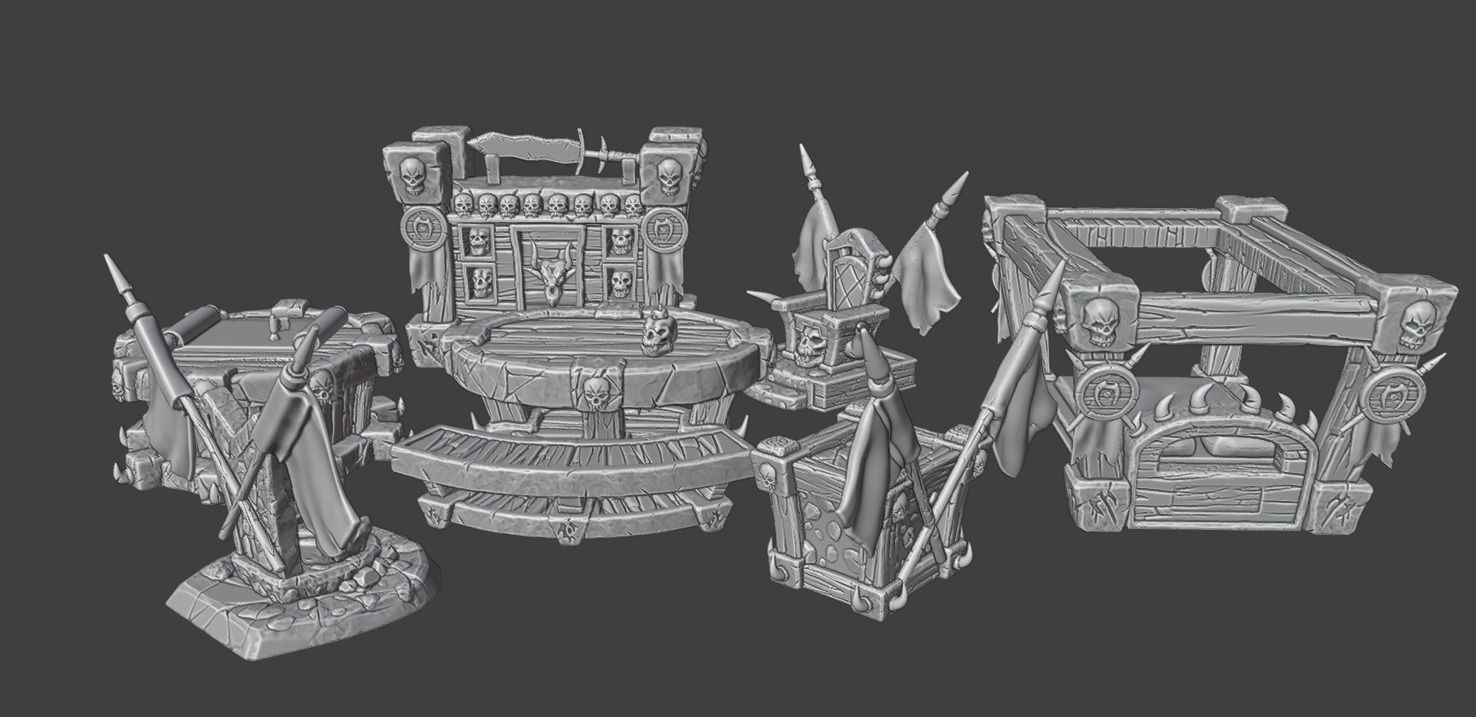 Furniture for the leaders home 3D print model_8