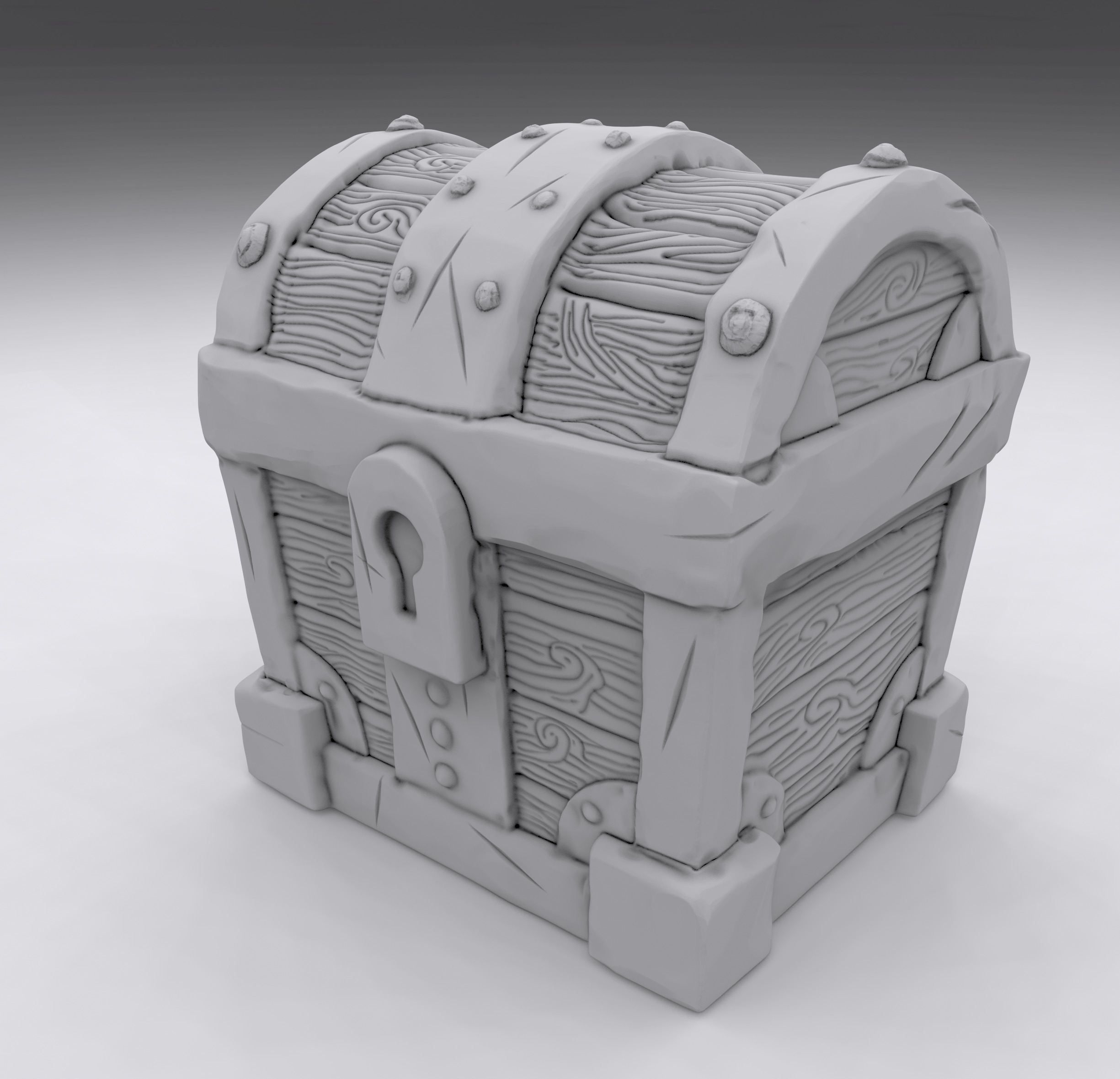 A set of chests 3D print model_3