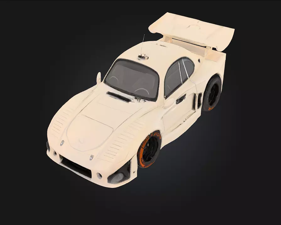 Classic Racer Speed and Elegance Combined 3D model