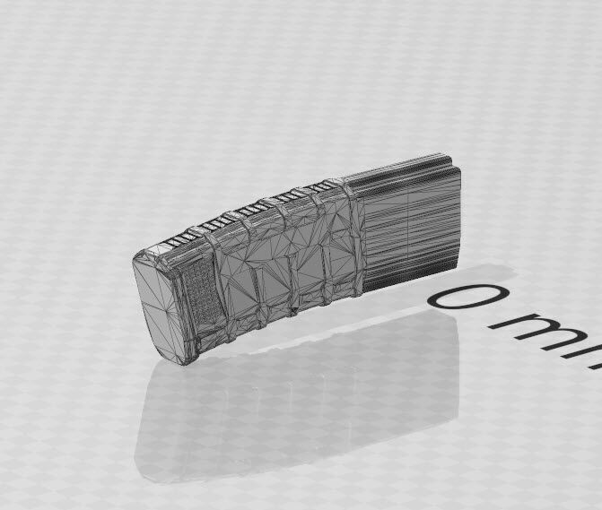 Custom 112 HK46 Modular Assault Rifle for GI JOE Classified 3D print model_3