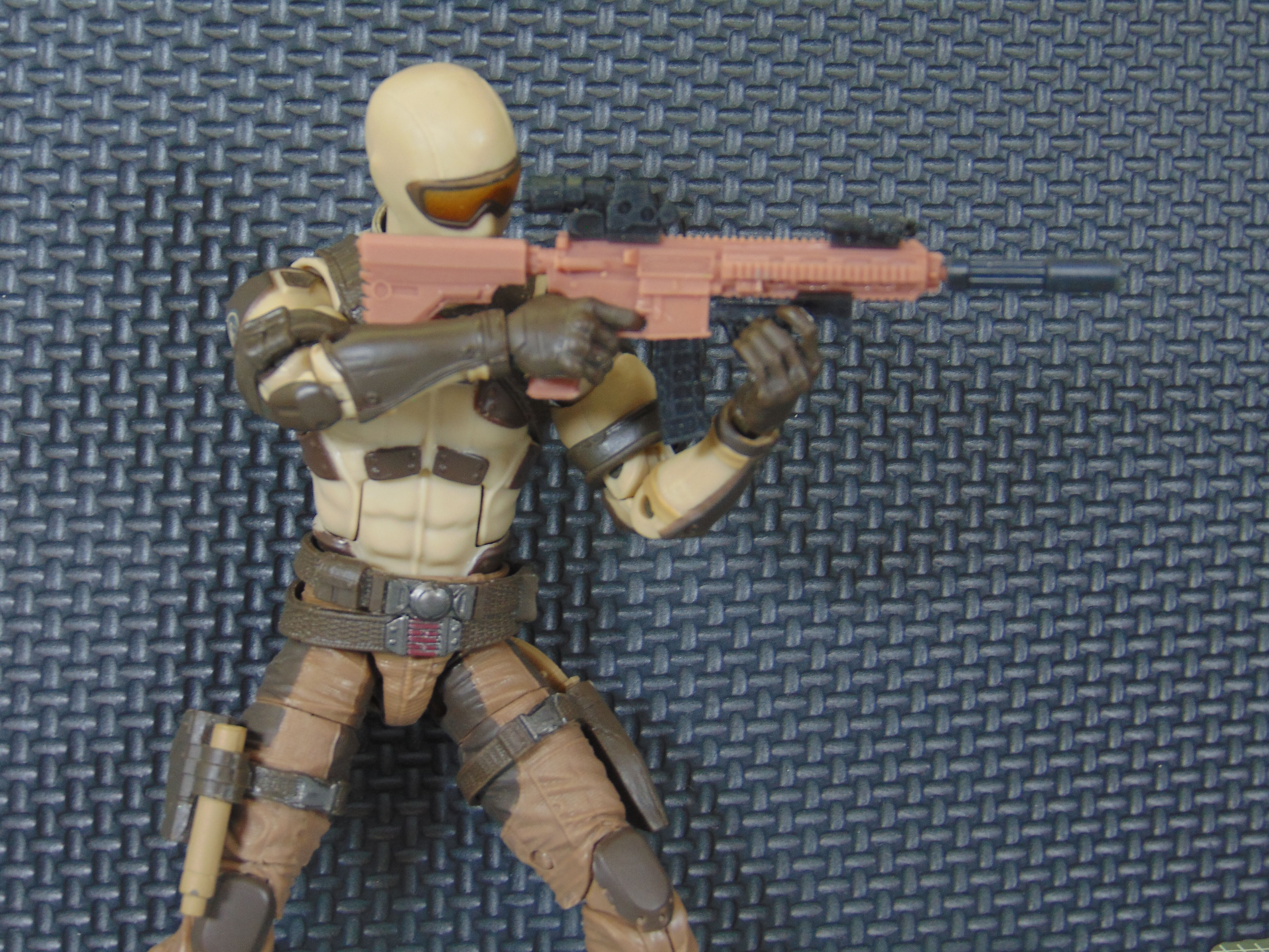 Custom 112 HK46 Modular Assault Rifle for GI JOE Classified 3D print model_17