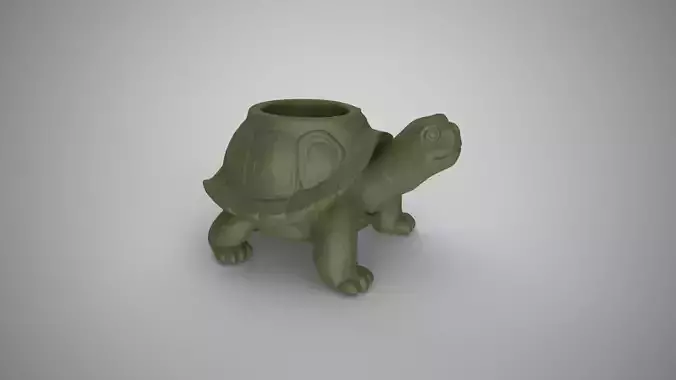 Turtle Candle Holder 3D print model