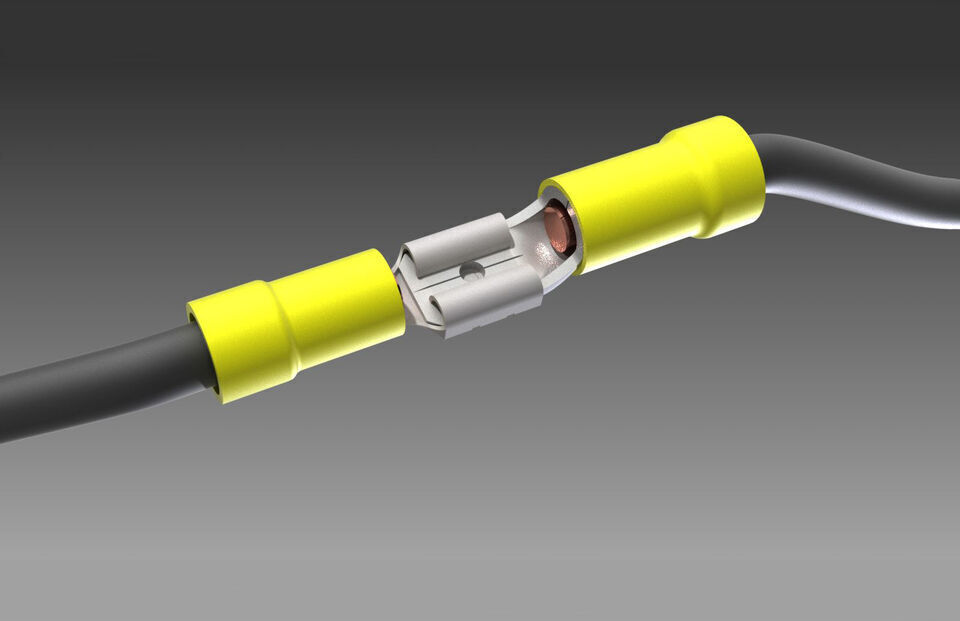 Wire Terminal Connector Collection Low-poly 3D model_5