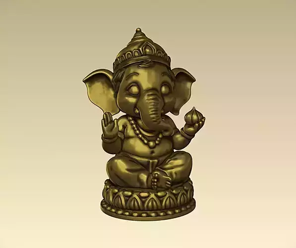 Cute Baby Ganesha statue v2