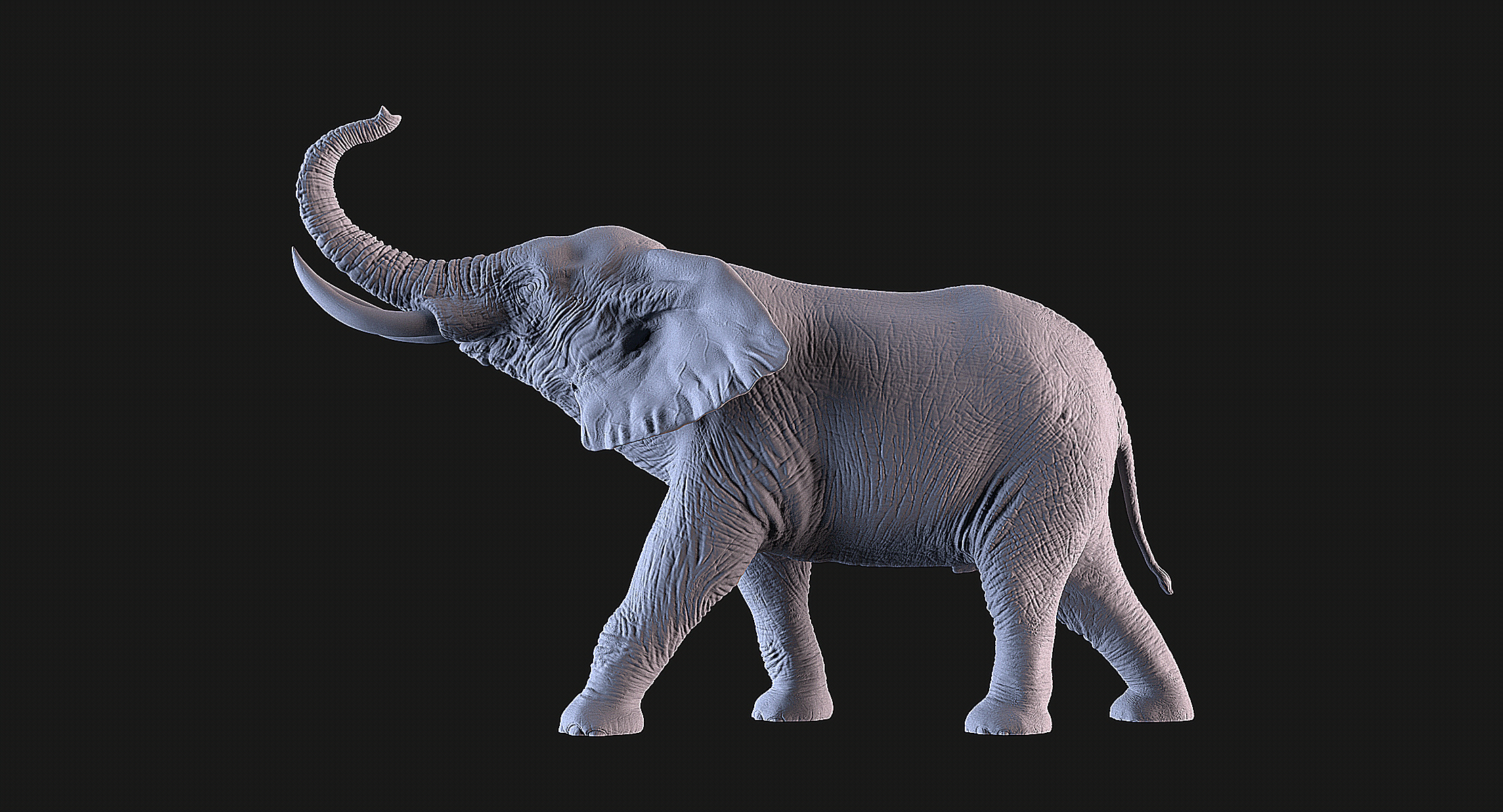 Elephant 3D print model_1