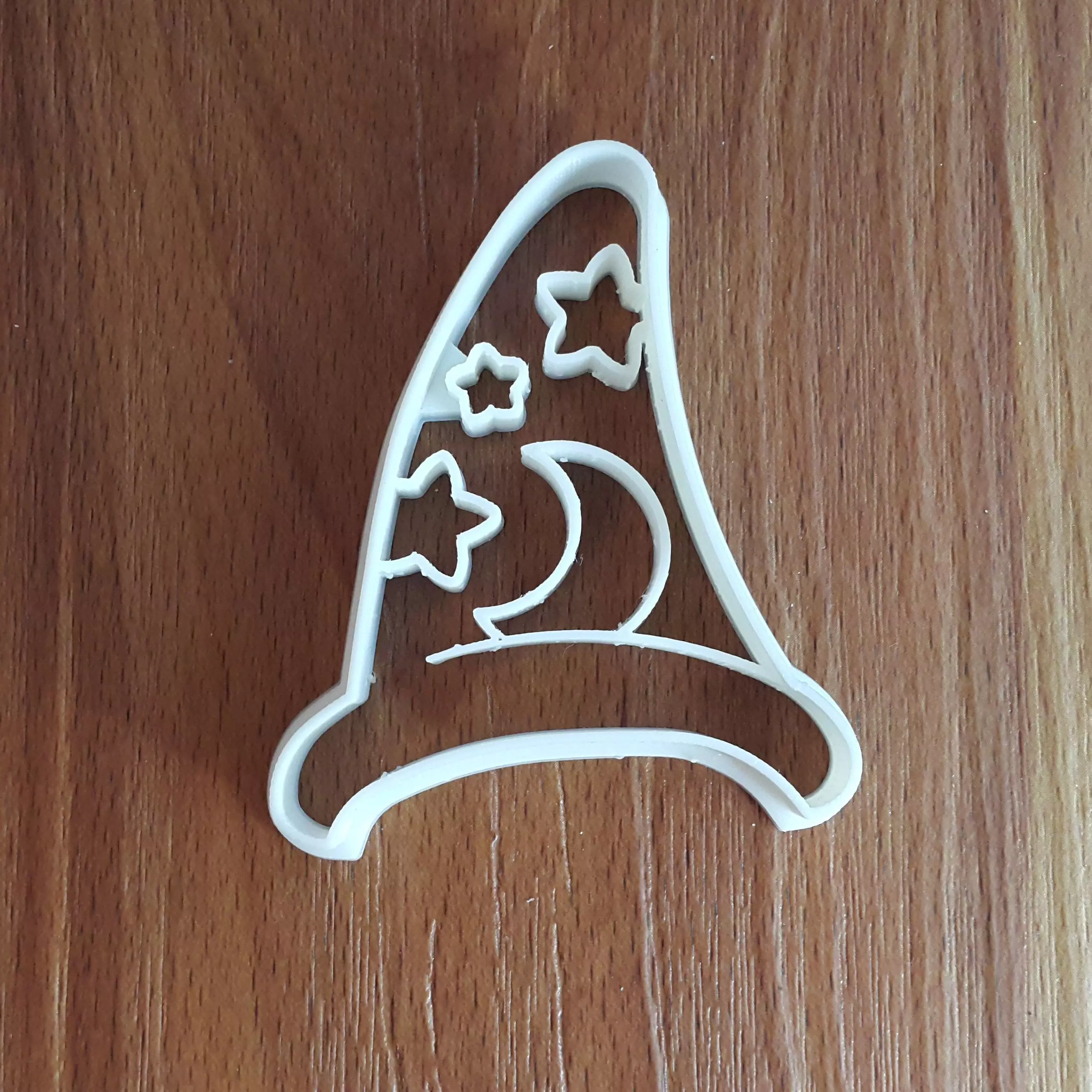 Wizard hat cookie cutter 3D print model_0