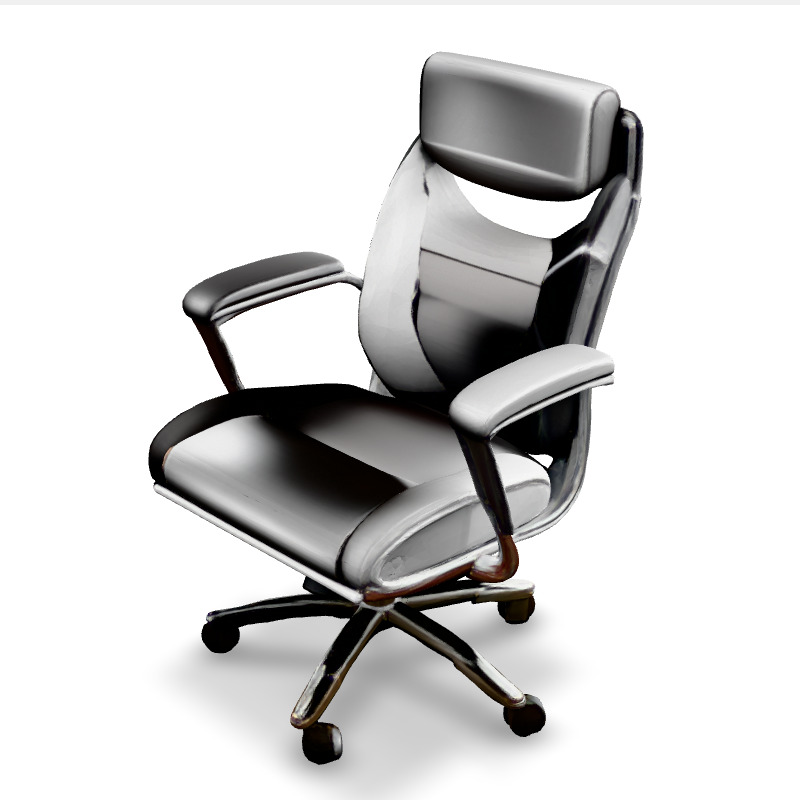 Modern Executive Office Chair 3D Model Low-poly 3D model_1