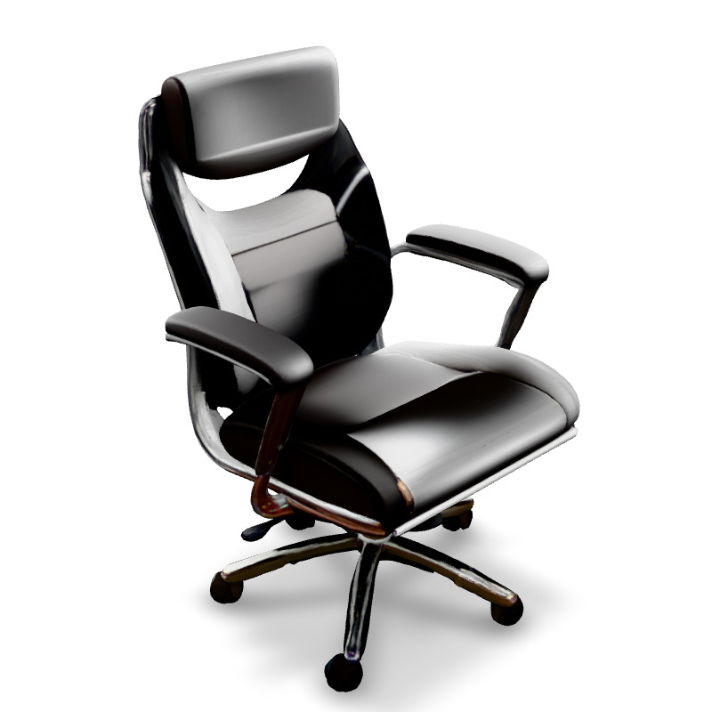 Modern Executive Office Chair 3D Model Low-poly 3D model_2