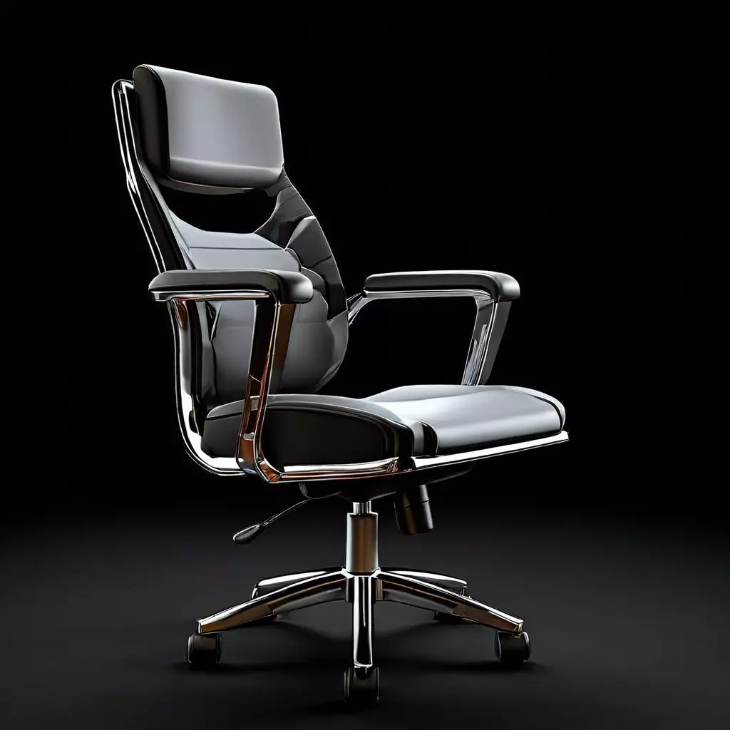 Modern Executive Office Chair 3D Model Low-poly 3D model_0