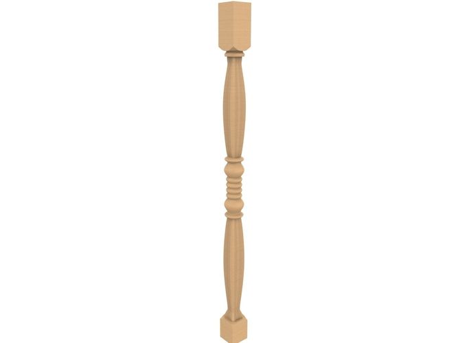 Baluster stair railings and balusters 3D print model