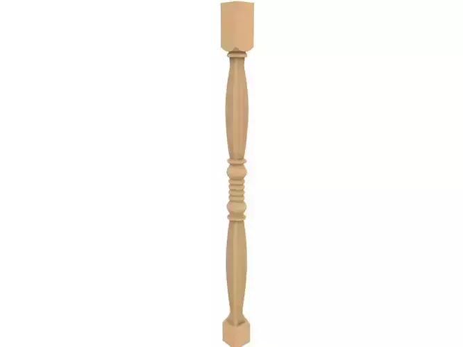 Baluster stair railings and balusters 3D print model