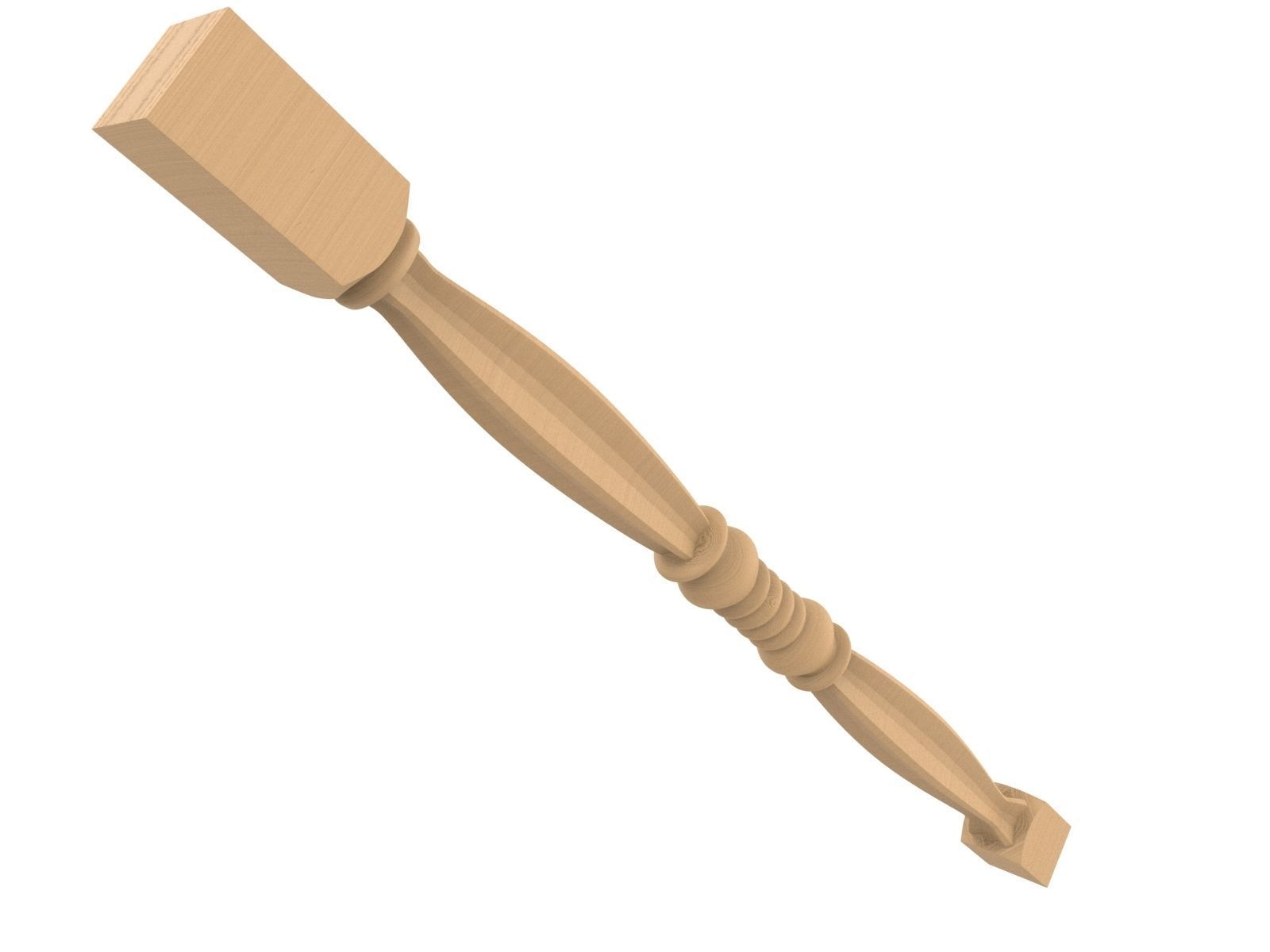 Baluster stair railings and balusters 3D print model_1