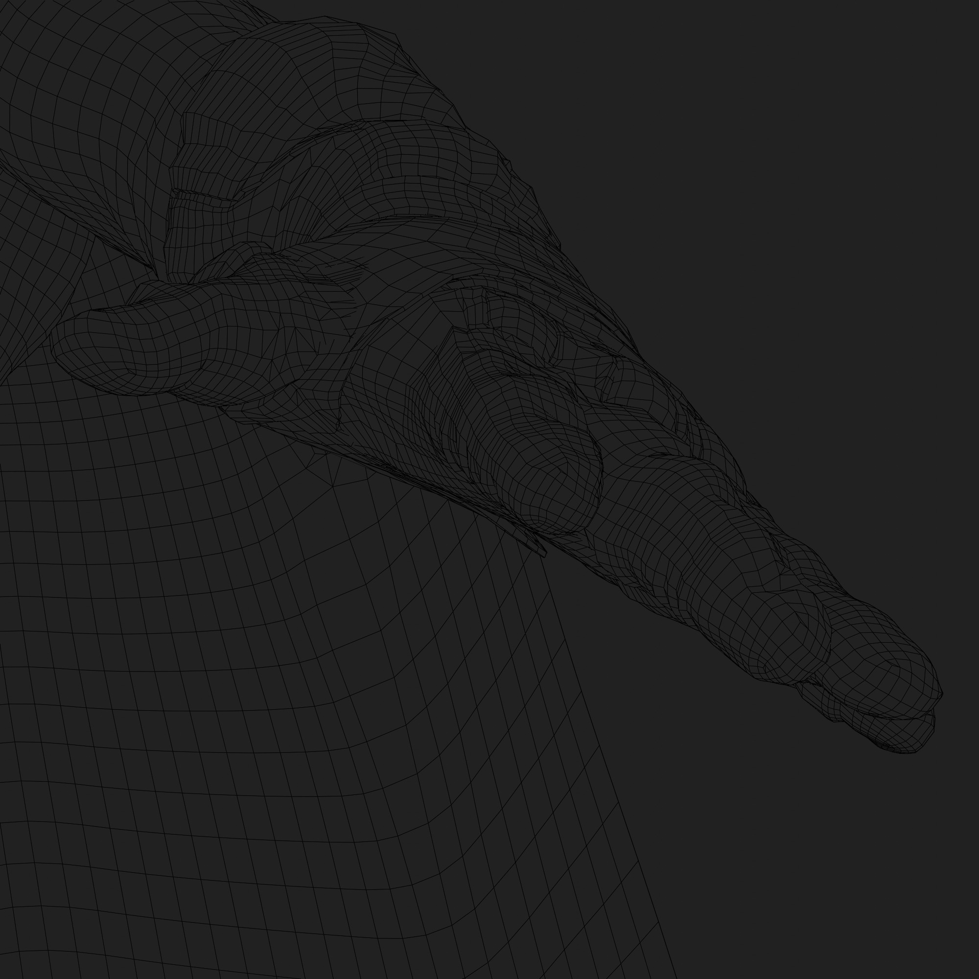 Batman 3D Model Zack Snyder Fully Rigged Cape Blender FBX OBJ Low-poly 3D model_17