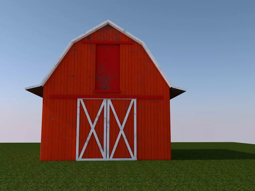 Red Barn Free 3D model