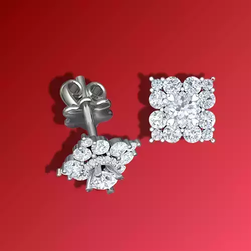 Diamond earrings