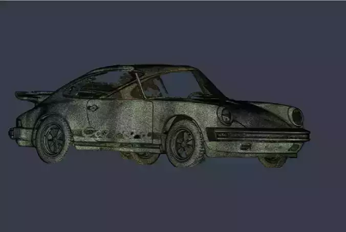 Porsche 911 Exterior 3D Scan