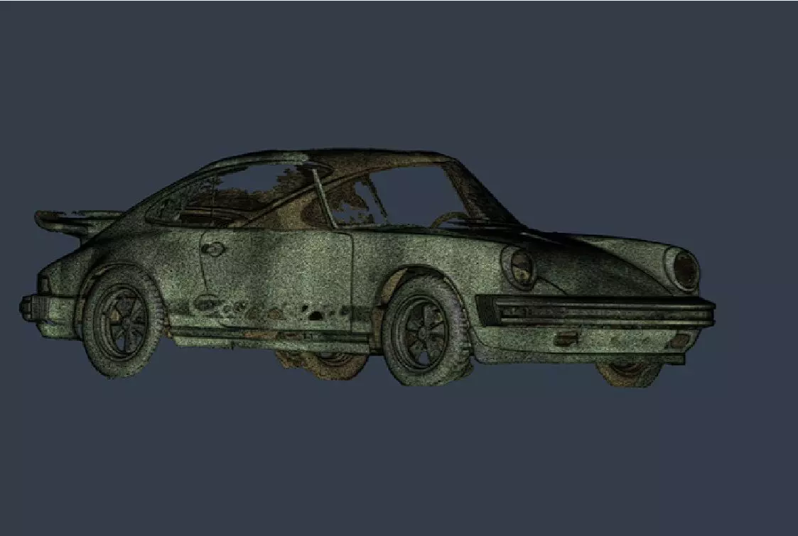Porsche 911 Exterior 3D Scan 3D model_0