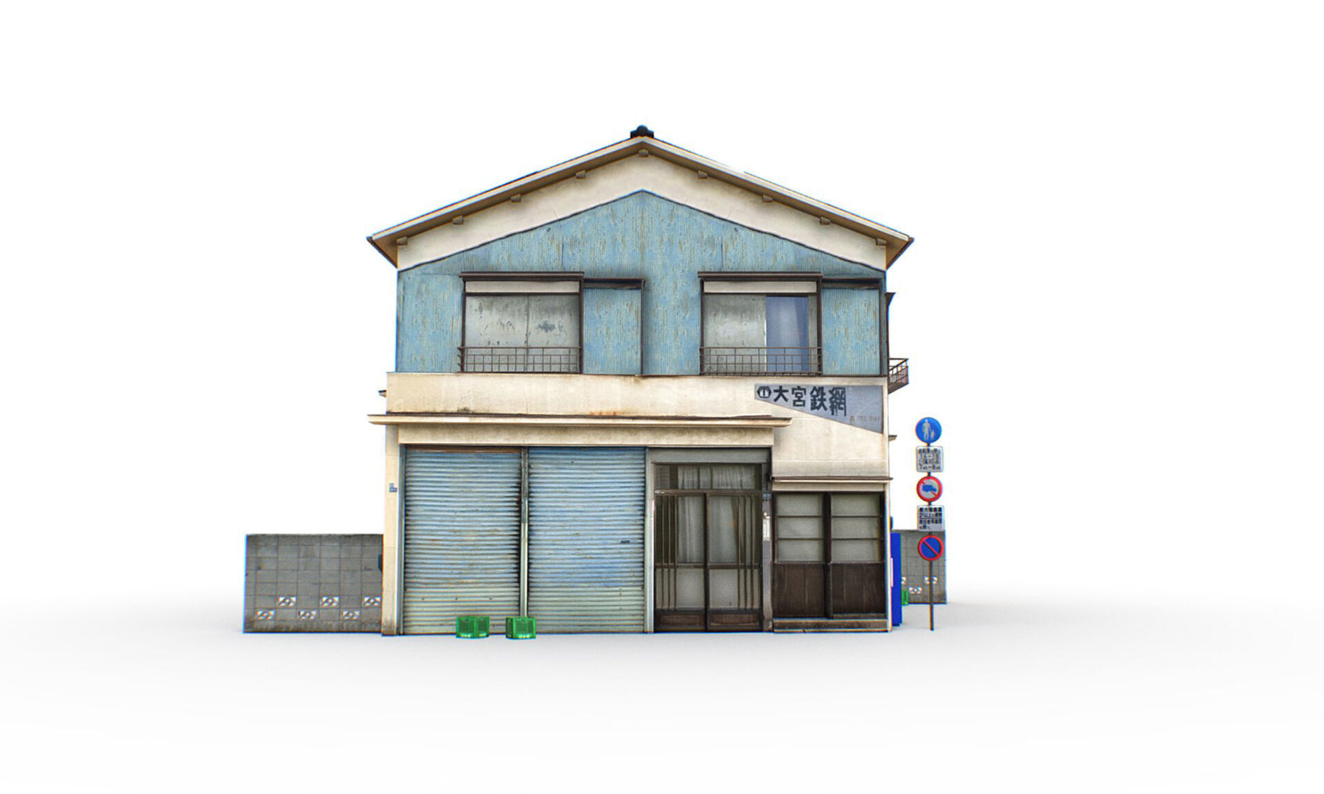 Tokyo House 005 Low-poly 3D model_12