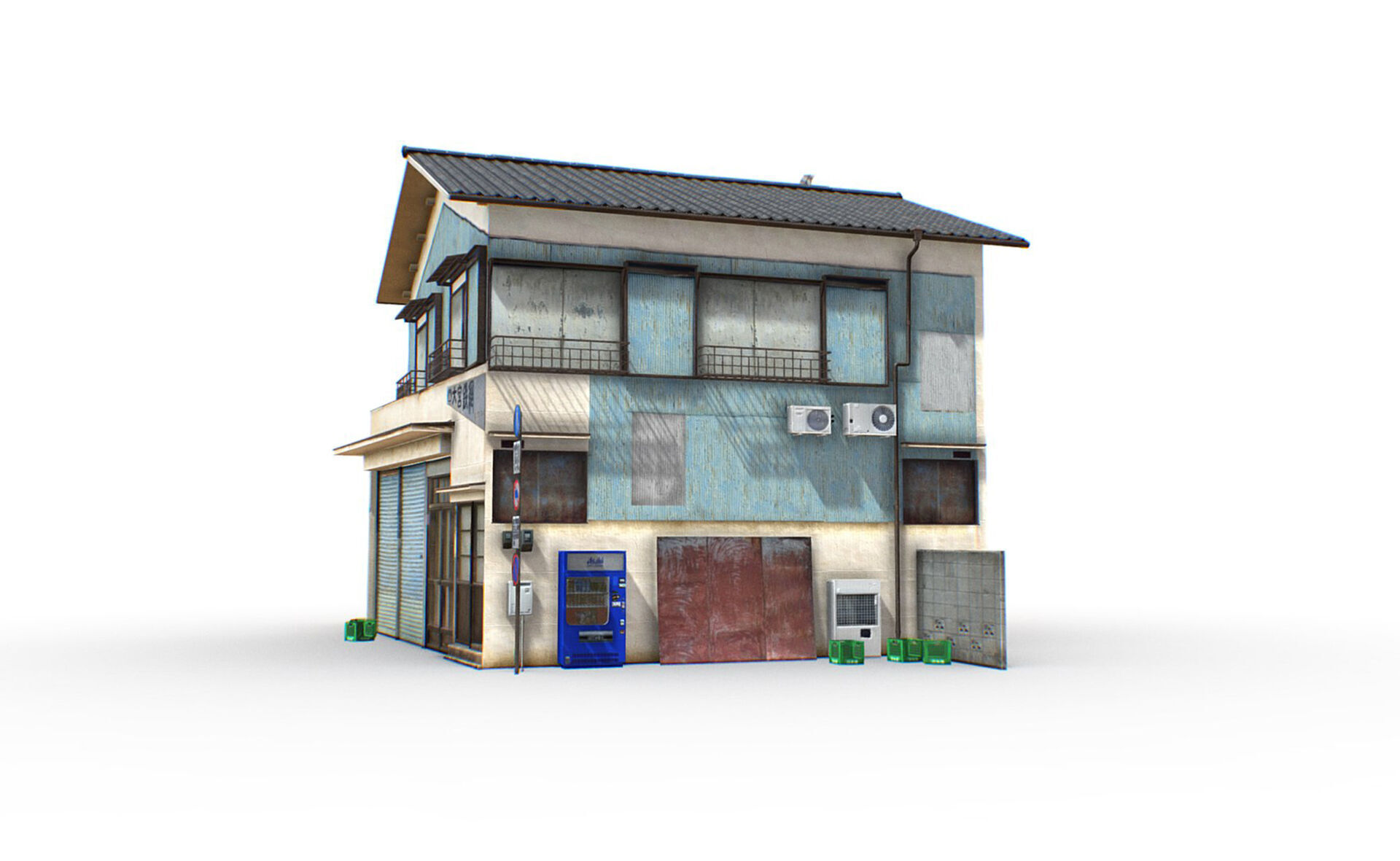 Tokyo House 005 Low-poly 3D model_3