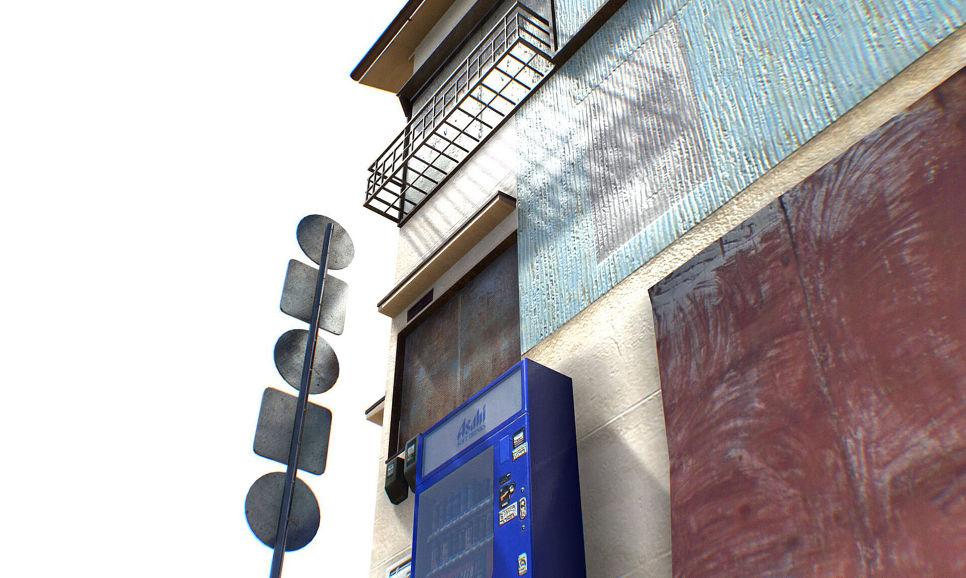 Tokyo House 005 Low-poly 3D model_6