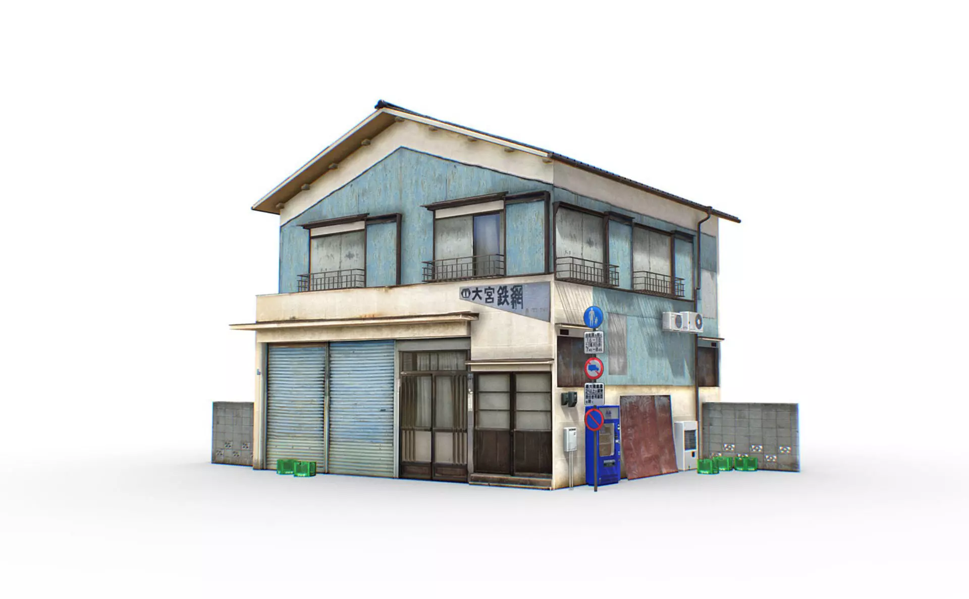 Tokyo House 005 Low-poly 3D model_0