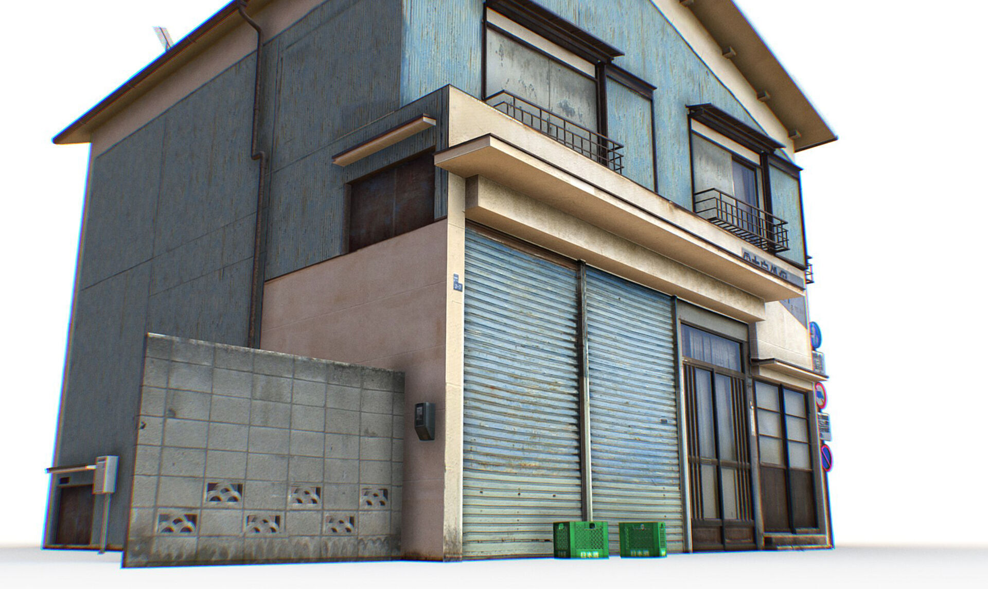 Tokyo House 005 Low-poly 3D model_13