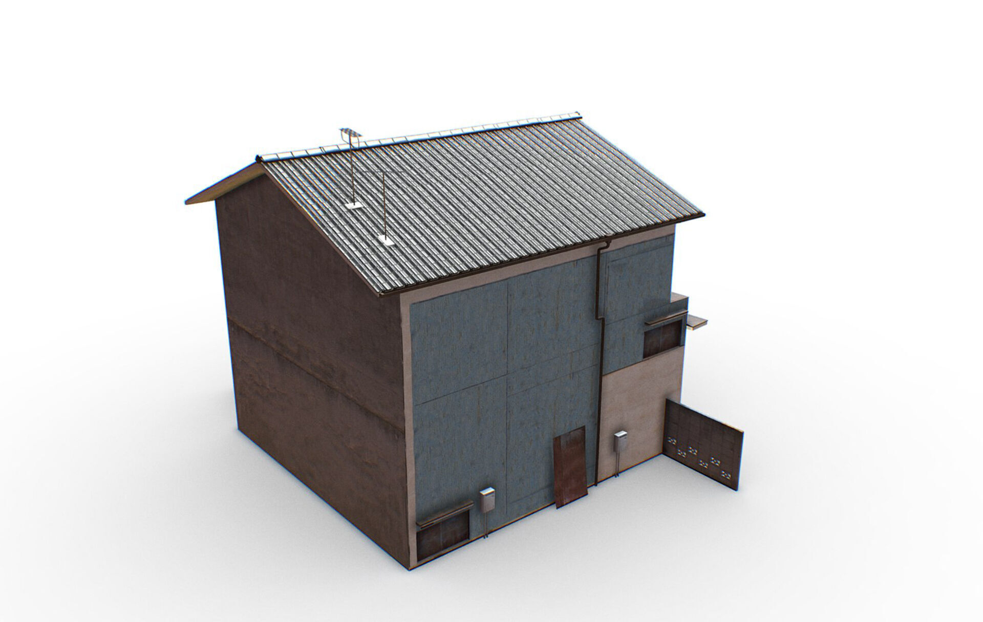 Tokyo House 005 Low-poly 3D model_11
