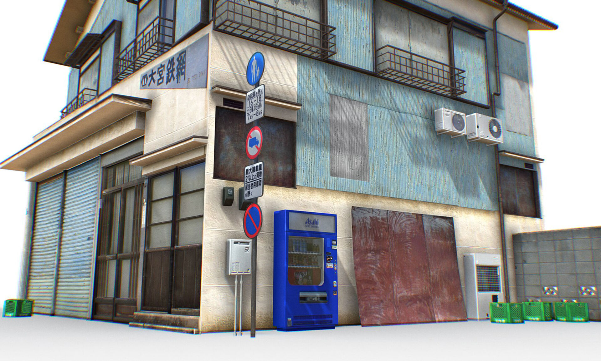 Tokyo House 005 Low-poly 3D model_2