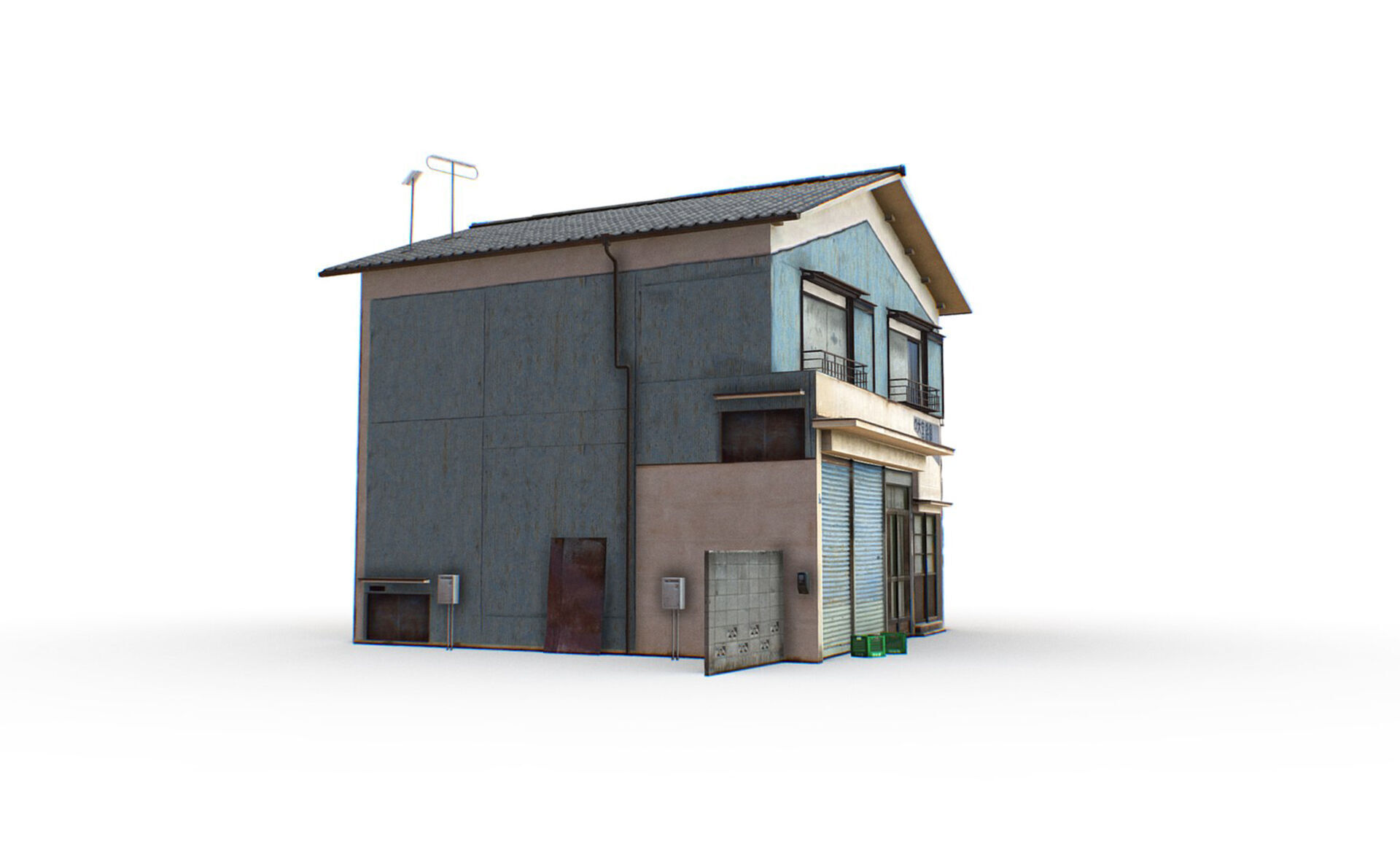 Tokyo House 005 Low-poly 3D model_4