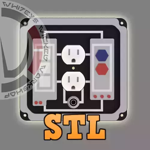 Star Wars Outlet Cover V1 Solid STL