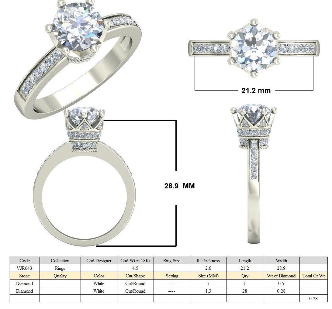 Women Ring Render 3dm STL OBJ FBX Details 3D print model_5