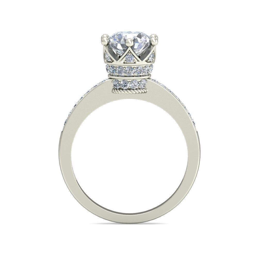 Women Ring Render 3dm STL OBJ FBX Details 3D print model_1