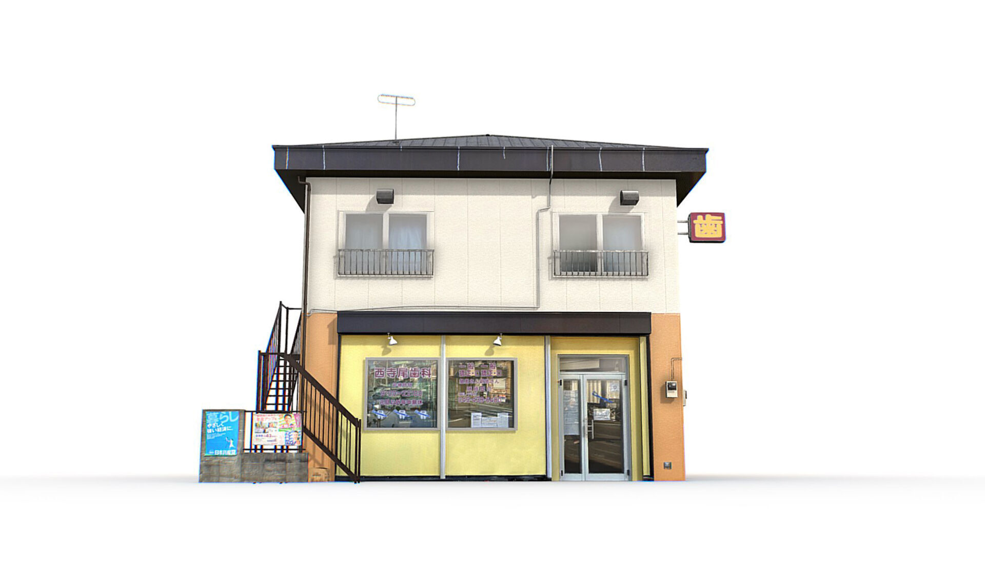 Tokyo House 006 Low-poly 3D model_3