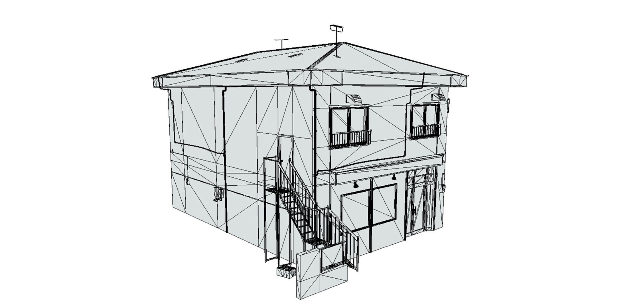 Tokyo House 006 Low-poly 3D model_11